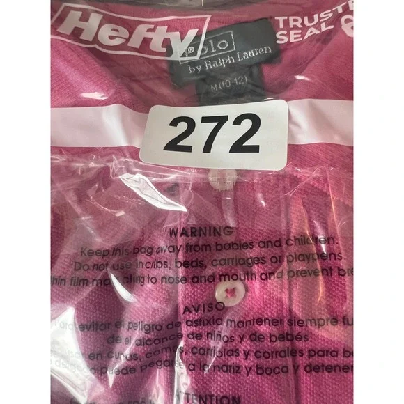 Kids Polo Ralph Lauren Pink Short Sleeve Polo Shirt Size M 10 12 - Picture 7 of 7